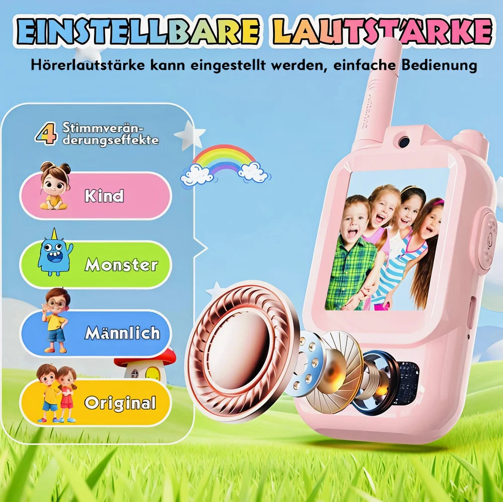 Video Walkie Talkie for Kids (5-7 Years) “ Rechargeable Toy
