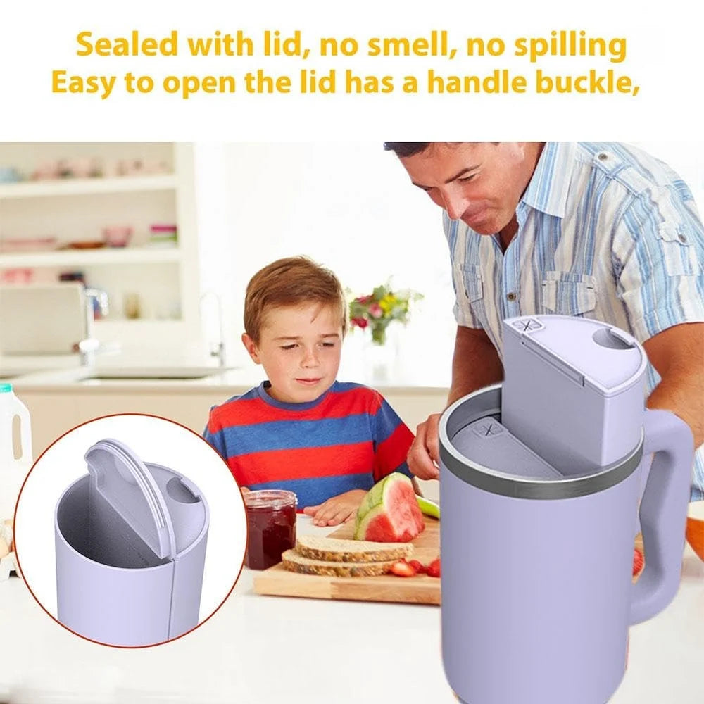 2-in-1 Drink Separator Silicone Liner for Stanley Cup 40 oz